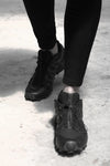 11 by boris bidjan saberi (sports shoes) oil dyed black BAMBA1 11XS SPEEDCROS S3 SIN MATERIAL C10 P1162